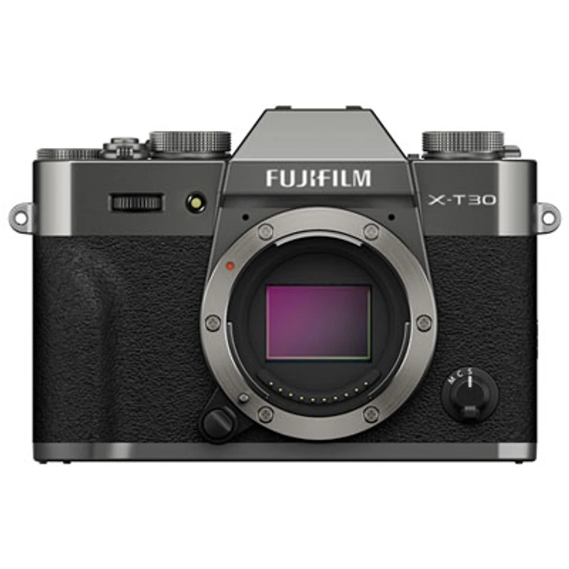 Fujifilm X-T30 III Mirrorless Camera (Body) - Charcoal/Silver