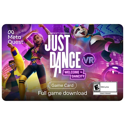 Meta Quest Gift Card - Just Dance VR: Welcome to Dancity - Digital Download