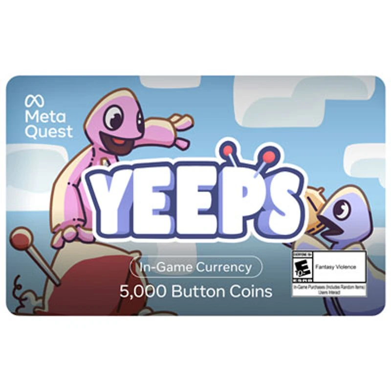 Meta Quest Gift Card - Yeeps: Hide and Seek 5000 Coins - Digital Download