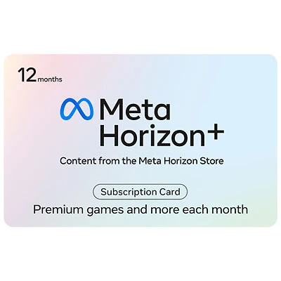 Meta Quest Gift Card - Meta Horizon+ 12 Month Subscription - Digital Download