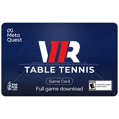 Meta Quest Gift Card - VR Eleven Table Tennis - Digital Download