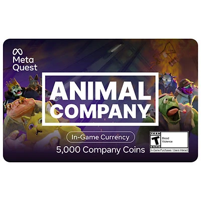 Meta Quest Gift Card - Animal Company 5000 Coins - Digital Download