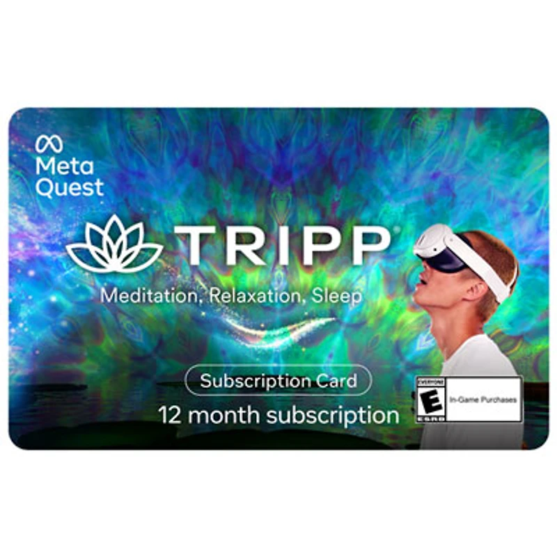 Meta Quest Gift Card - TRIPP 12 Month Subscription - Digital Download