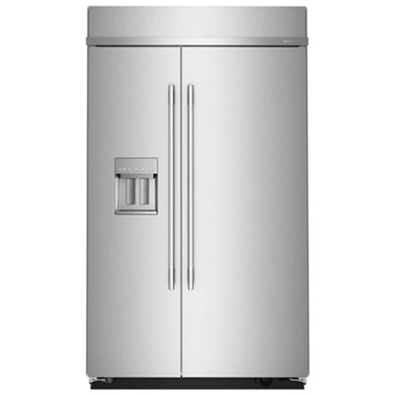 KitchenAid 48" 29.4 Cu. Ft. Side-By-Side Refrigerator w/Water & Ice Dispenser (KBSD748SPS) - Stainless Steel