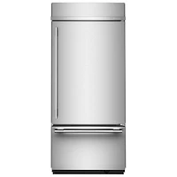 KitchenAid 37" 20.8 Cu. Ft. Bottom Freezer Refrigerator (KBBR336SPS) - Stainless Steel with PrintShield Finish