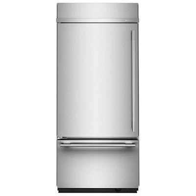 KitchenAid 36" 20.8 Cu. Ft. Bottom Freezer Refrigerator (KBBL336SPS) - Stainless Steel with PrintShield Finish