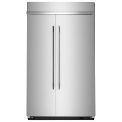 KitchenAid 48" 30 Cu. Ft. Side-By-Side Refrigerator (KBSN748SPS) - Stainless Steel with PrintShield Finish