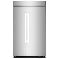 KitchenAid 48" 30 Cu. Ft. Side-By-Side Refrigerator (KBSN748SPS) - Stainless Steel with PrintShield Finish
