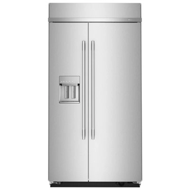 KitchenAid 46" 25.1 Cu. Ft. Side-By-Side Refrigerator w/Water & Ice Dispenser (KBSD742SPS) - Stainless Steel
