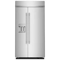 KitchenAid 46" 25.1 Cu. Ft. Side-By-Side Refrigerator w/Water & Ice Dispenser (KBSD742SPS) - Stainless Steel