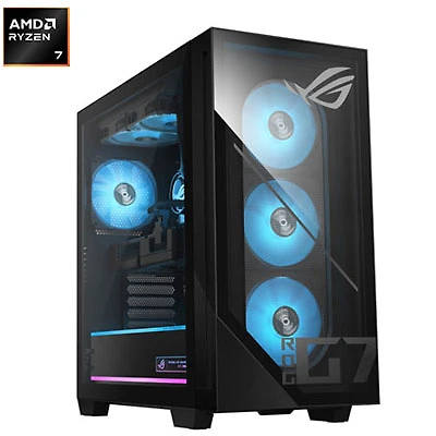 Open Box - ASUS ROG GM700 Gaming PC (AMD Ryzen 7 9700X/32GB RAM/2TB SSD/Radeon RX 9070 XT Prime)