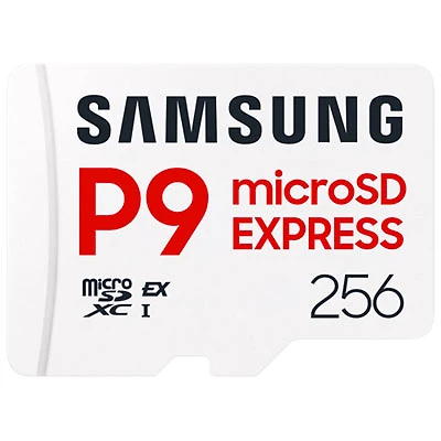 Samsung P9 Express 256GB 800MB/s MicroSDXC Memory Card