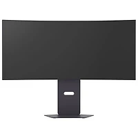Open Box - LG 34" WQHD 240Hz 0.03ms GTG Curved OLED LED G-Sync FreeSync Gaming Monitor (34GX900A-B) - Black
