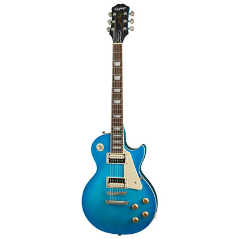 Open Box - Epiphone Les Paul Trad Pro IV Electric Guitar (EITP4WPBNH3) - Pelham Blue