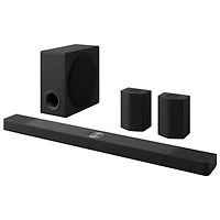 Open Box - LG S95TR 810-Watt 9.1.5 Channel Sound Bar with Wireless Subwoofer & Rear Speakers