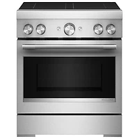 KitchenAid 30" 4.1 Cu. Ft. True Convection Free-Standing 4-Element Induction Range (KFIS930SSS) - Stainless Steel