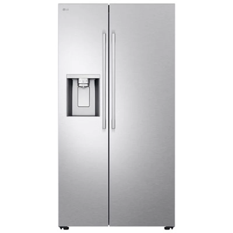 LG 36" 26.6 Cu. Ft. Side-By-Side Refrigerator with Water & Ice Dispenser (LL27T3530S) - PrintProof Stainless Steel