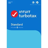 TurboTax Standard 2025 (PC) - 1 User - 8 Returns - English - Digital Download
