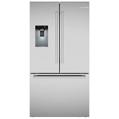 Bosch 36" 21.6 Cu. Ft. French Door Refrigerator with Water & Ice Dispenser (B36CD52SNS) - Stainless Steel
