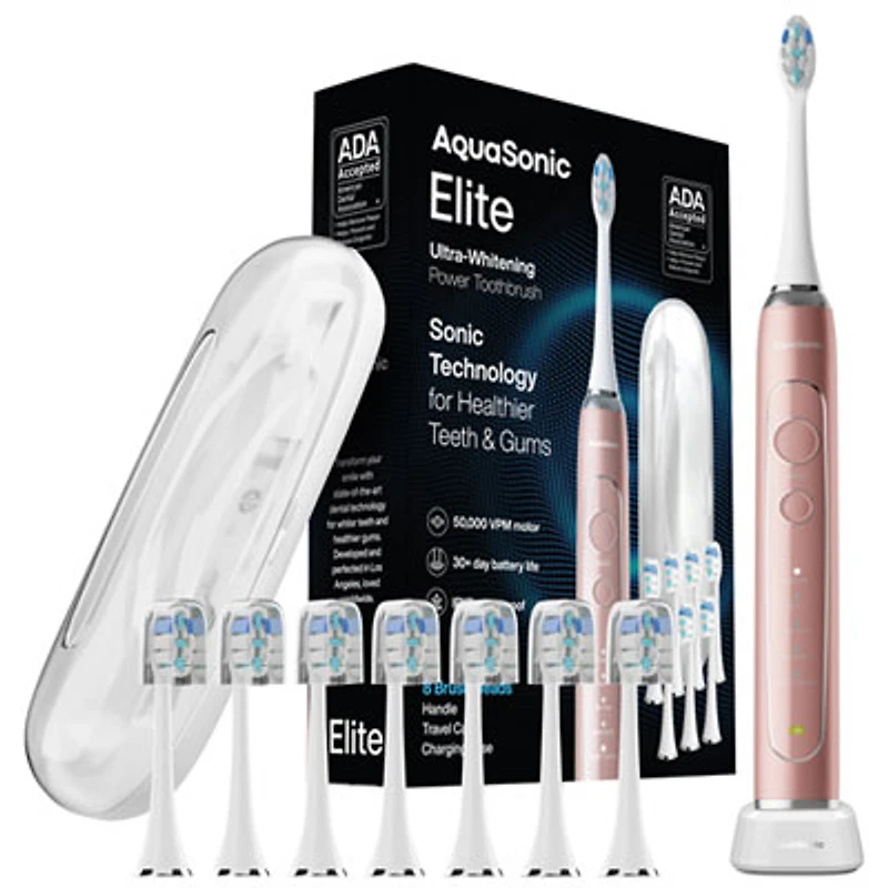AquaSonic Elite Smart Electric Toothbrush
