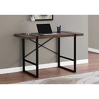 Open Box - Monarch 49"W Computer Desk - Brown/Black