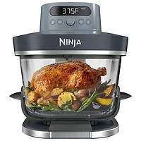 Ninja Crispi Pro 6-in-1 Countertop Glass Air Fryer - 5.7L (6QT) - Cyberspace