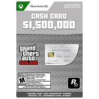 GTA Online - $1,500,000 Great White Shark Cash Card (Xbox Series X|S) - Digital Download