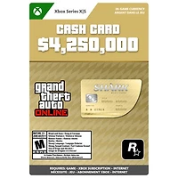GTA Online - $4,250,000 Whale Shark Cash Card (Xbox Series X|S) - Digital Download