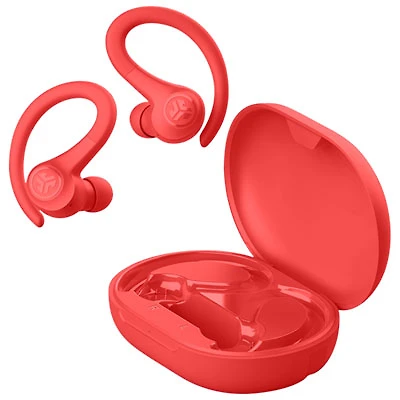 JLab GO Air Sport In-Ear True Wireless Earbuds - Coral - Only at Best Buy
