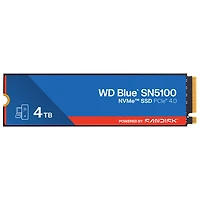 WD Blue SN5100 4TB NVMe PCI-e Internal Solid State Drive (WDBS4F0040BNC-WRSN)