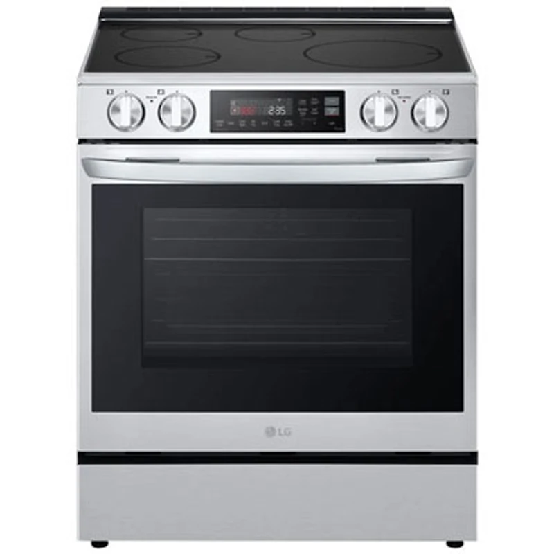 Open Box - LG 30" 6.3 Cu. Ft. True Convection Slide-In Induction Air Fry Range - Stainless Steel - Perfect Condition