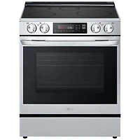 Open Box - LG 30" 6.3 Cu. Ft. True Convection Slide-In Induction Air Fry Range - Stainless Steel - Perfect Condition