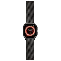 LOGiiX Milanese Link Band for Apple Watch 44mm/45mm/46mm/49mm - Black