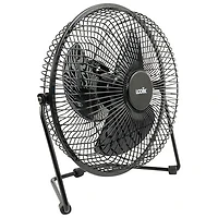 LOGiiX USB Retro Desk Fan - 8" - Black
