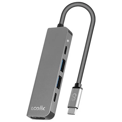 LOGiiX 5-in-1 USB Type-C to Multiport Hub with Power Delivery (LGX-14064)