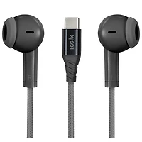 LOGiiX Vibrance Melody In-Ear Wired Earphones with USB-C Connector - Black