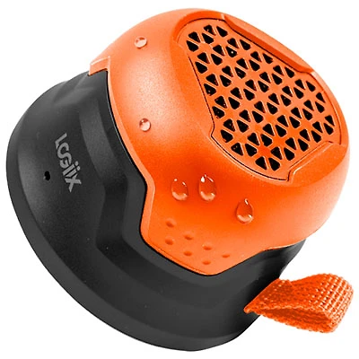 LOGiiX Blue Piston Active Bluetooth Wireless Speaker - Black/Orange