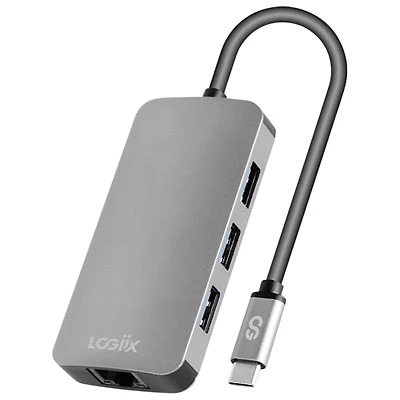 LOGiiX 6-in-1 USB Type-C to Multiport Hub with Power Delivery (LGX-13888)