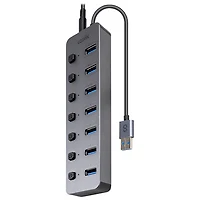 LOGiiX 7-Port USB-A Power Hub