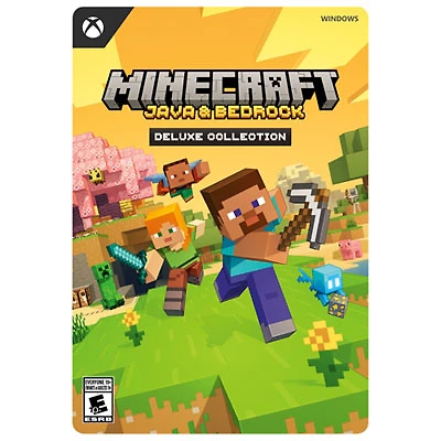 Minecraft: Java & Bedrock Edition Deluxe Collection (PC) - Digital Download