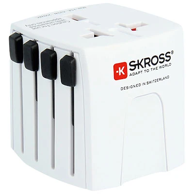 SKROSS MUV Micro World Travel Adapter - White