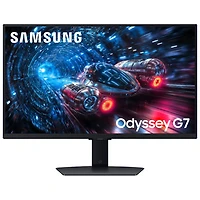 Samsung Odyssey 27" 4K Ultra HD 180Hz 1ms GTG IPS LED G-Sync FreeSync Gaming Monitor (LS27FG706ENXZA) - Black