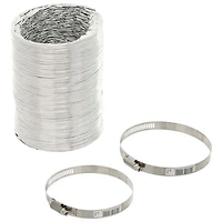 Deflecto 4" x 96" Dryer Vent With 2 Clamps