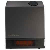 Heat Storm 1000W Infrared Wall Mount Electric Heater (HS-1000-WXG) - Grey