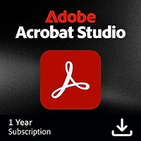 Adobe Acrobat Studio - 1-User - 1 Year - Digital Download