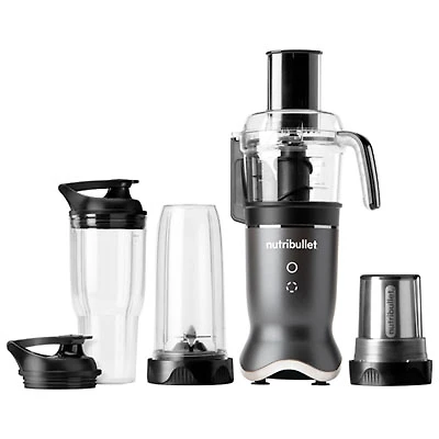 NutriBullet Ultra Plus+ Advance 1200-Watt Compact Kitchen System - Gunmetal Grey
