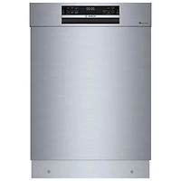 Bosch 800 Series 24" 42dB Built-In Dishwasher with Stainless Steel Tub & Third Rack (SHE78D75UC) - Stainless Steel