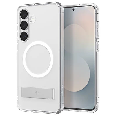 Spigen Slim Armor Essential S MagFit Fitted Hard Shell Case for Galaxy S25 FE - Clear White