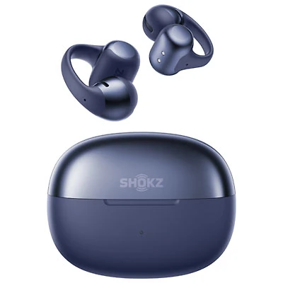 Shokz OpenDots One On-Ear True Wireless Earbuds - Navy Blue - Only at Best Buy