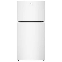 Open Box - Whirlpool 30" 19.3 Cu. Ft. Top Freezer Refrigerator (WRTX5419SW) - White - Scratch & Dent